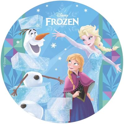 Disco Azyme Rainha das Neves 20cm Decoração de bolo Disco Azyme Rainha das Neves 20cm Decoração de bolo