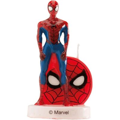 Jadeo Spiderman 3D Bougie d'anniversaire - Bougie, Cire, Multi-couleur - Publicité Jadeo Spiderman 3D Bougie d'anniversaire - Bougie, Cire, Multi-couleur - Publicité