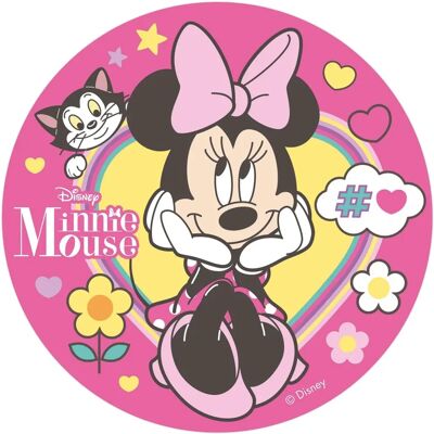JADEO Disque Minnie Rose en Azyme - Disque en Azyme - 20 cm - Publicité JADEO Disque Minnie Rose en Azyme - Disque en Azyme - 20 cm - Publicité