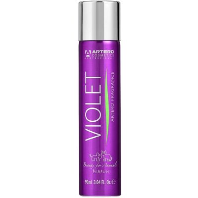 Parfum Violet d'Artero - Fragrance florale durable pour chiens et chats - Publicité Parfum Violet d'Artero - Fragrance florale durable pour chiens et chats - Publicité