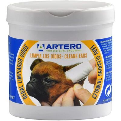 Artero Dedal Limpador de Ovidos - Cuidado de Ouvidos para Cães e Gatos Artero Dedal Limpador de Ovidos - Cuidado de Ouvidos para Cães e Gatos