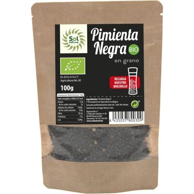 Pimenta Preta Orgânica em Grãos - Sol Natural Pimenta Preta Orgânica em Grãos - Sol Natural