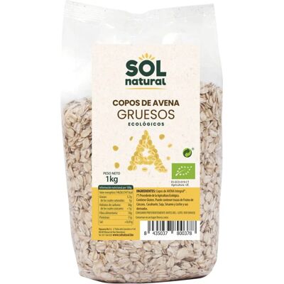 Flocos de aveia integral biológicos - Sol Natural Flocos de aveia integral biológicos - Sol Natural