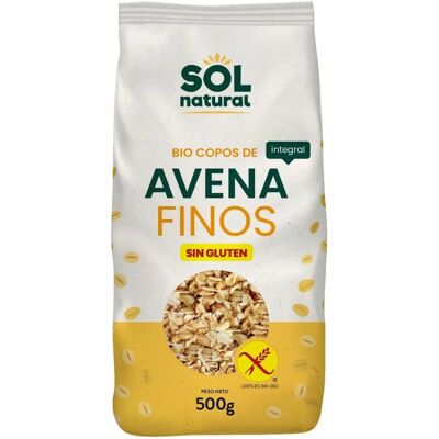 Sol Natural Organic Wholemeal Oat Flakes - Gluten-Free - 1kg Sol Natural Organic Wholemeal Oat Flakes - Gluten-Free - 1kg