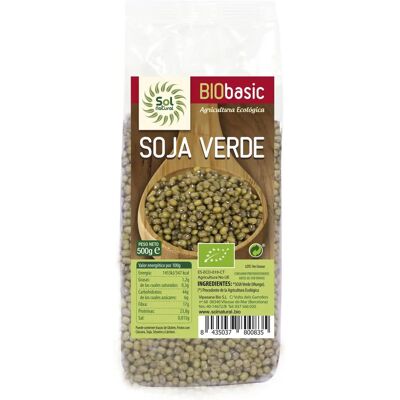 Sol Natural Soja Verde Bio - Haricots de soja verts biologiques - 500g - alimentation - Publicité Sol Natural Soja Verde Bio - Haricots de soja verts biologiques - 500g - alimentation - Publicité