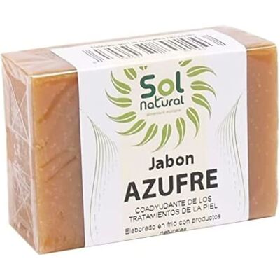 Savon au soufre naturel Sol Natural 100g - Nettoyage visage et corps - Publicité Savon au soufre naturel Sol Natural 100g - Nettoyage visage et corps - Publicité