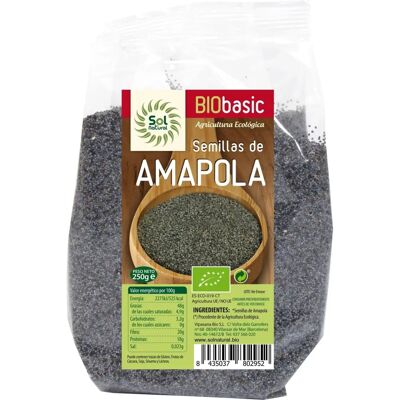 Sol Natural Organic Poppy Seeds - High in Nutrients & Fiber Sol Natural Organic Poppy Seeds - High in Nutrients & Fiber