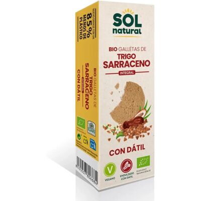 Biscoitos de trigo sarraceno orgânico com tâmaras - Sol Natural Biscoitos de trigo sarraceno orgânico com tâmaras - Sol Natural