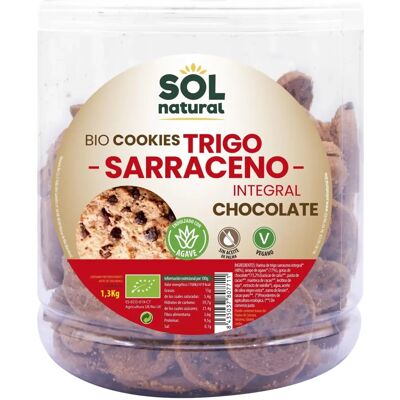 Galletas de trigo sarraceno y chocolate Bio Sol Natural - Snack ecológico Galletas de trigo sarraceno y chocolate Bio Sol Natural - Snack ecológico