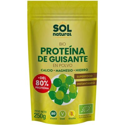 Proteína de Ervilha Orgânica Sol Natural - Pó de Proteína Proteína de Ervilha Orgânica Sol Natural - Pó de Proteína