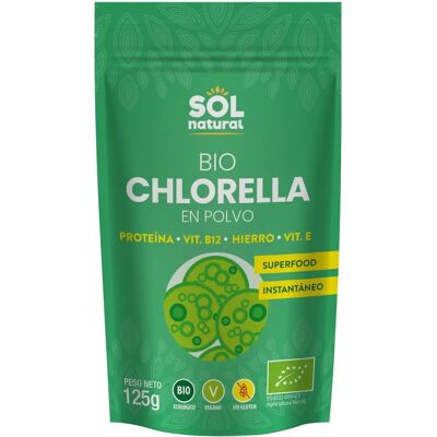 Sol Natural Organic Chlorella Powder - Powder Sol Natural Organic Chlorella Powder - Powder