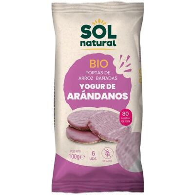 Sol Natural Blueberry Yogurt Rice Cakes - Gluten-Free Snack Sol Natural Blueberry Yogurt Rice Cakes - Gluten-Free Snack