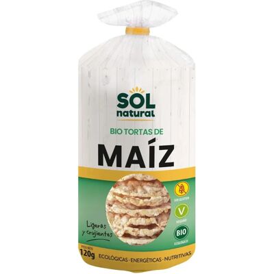 Sol Natural Tortas de Maíz Bio Sin Gluten 120 g - Tortas de Maíz Sol Natural Tortas de Maíz Bio Sin Gluten 120 g - Tortas de Maíz