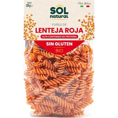 Sol Natural Fusilli de Lentilha Vermelha - Sem Glúten Vegano Sol Natural Fusilli de Lentilha Vermelha - Sem Glúten Vegano