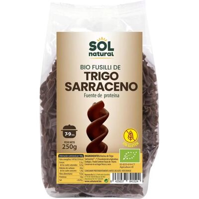 Sol Natural Fusilli de trigo sarraceno orgânico - Massa Sol Natural Fusilli de trigo sarraceno orgânico - Massa