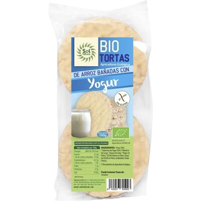 Sol Natural Organic Rice Cakes with Natural Yogurt - Rice Cakes Sol Natural Organic Rice Cakes with Natural Yogurt - Rice Cakes