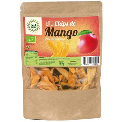 Sol Natural Chips de Mango - Orgánico, Deshidratado, 125 g Sol Natural Chips de Mango - Orgánico, Deshidratado, 125 g