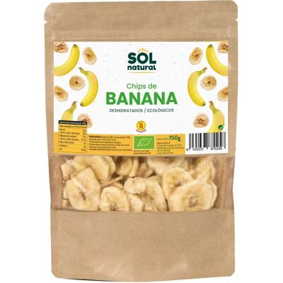 Sol Natural Chips de Plátano Orgánicos - 150g Sol Natural Chips de Plátano Orgánicos - 150g
