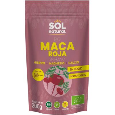 Sol Natural Organic Red Maca Powder - Powder Sol Natural Organic Red Maca Powder - Powder