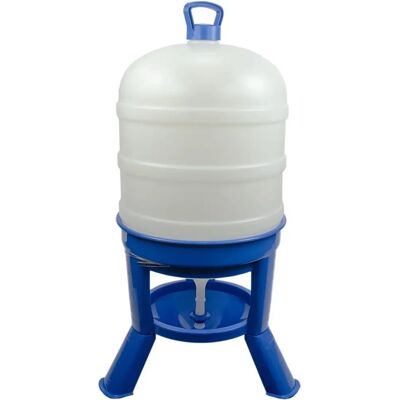 Abreuvoir pour volailles Gaun - 40L Bleu - Publicité Abreuvoir pour volailles Gaun - 40L Bleu - Publicité