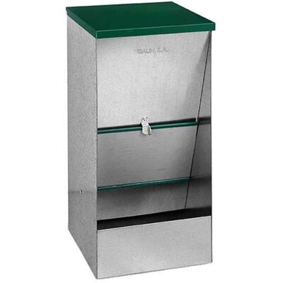 Comedero para perros Gaun - 20kg, Verde, Acero galvanizado Comedero para perros Gaun - 20kg, Verde, Acero galvanizado