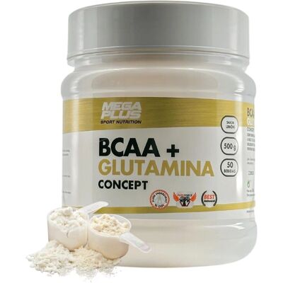 Mega Plus BCAA Glutamina Limón 500 g Mega Plus BCAA Glutamina Limón 500 g