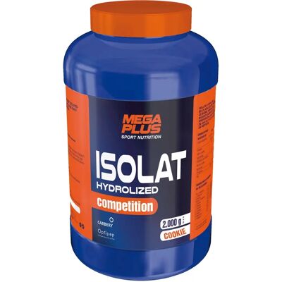 MegaPlus Isolat Hydro Compet - Proteína de suero - Galleta - 2kg MegaPlus Isolat Hydro Compet - Proteína de suero - Galleta - 2kg