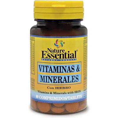 Nature Essential Vitamins and Minerals - 60 Tablets - Support Immunity Nature Essential Vitamins and Minerals - 60 Tablets - Support Immunity