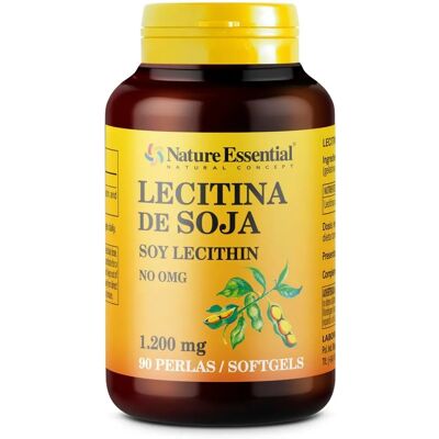 Nature Essential Lecitina de soja 90 cápsulas - Suplemento alimentar Nature Essential Lecitina de soja 90 cápsulas - Suplemento alimentar