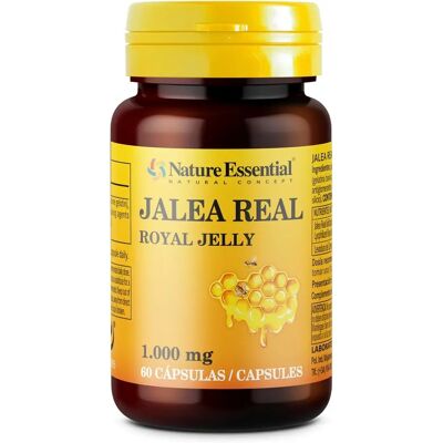 Nature Essential Königinnenhonig 60 Kapseln zu 1000 mg - Nahrungsergänzungsmittel Nature Essential Königinnenhonig 60 Kapseln zu 1000 mg - Nahrungsergänzungsmittel