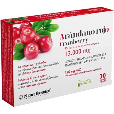 Nature Essential Cranberry 12000 mg - Nahrungsergänzungsmittel Nature Essential Cranberry 12000 mg - Nahrungsergänzungsmittel