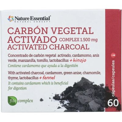 Nature Essential Aktivkohle Komplex - Nahrungsergänzung Nature Essential Aktivkohle Komplex - Nahrungsergänzung