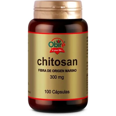 Obire Chitosan - 300 mg - 100 Cápsulas - Suplemento Alimentar Obire Chitosan - 300 mg - 100 Cápsulas - Suplemento Alimentar