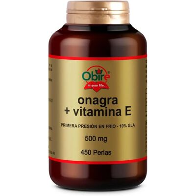 Obire Evening Primrose + Vitamin E 450 Softgels - Dietary Supplement Obire Evening Primrose + Vitamin E 450 Softgels - Dietary Supplement