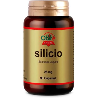 Obire Silicio 90 cápsulas de 25 mg - Suplemento para la salud del tejido conectivo Obire Silicio 90 cápsulas de 25 mg - Suplemento para la salud del tejido conectivo