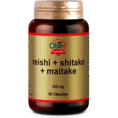 Obire Reishi Shitake Maitake 90 Cápsulas - Suplemento Dietético Obire Reishi Shitake Maitake 90 Cápsulas - Suplemento Dietético