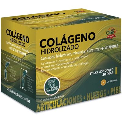 Obire Hydrolyzed Collagen - 30 Sticks Orange Obire Hydrolyzed Collagen - 30 Sticks Orange