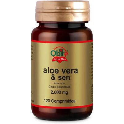 Obire Aloe vera senna supplement - 120 tablets Obire Aloe vera senna supplement - 120 tablets