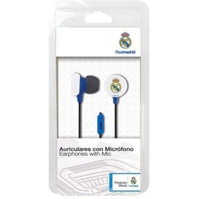 Cuffie In-ear Bianche Real Madrid C.F. Cuffie In-ear Bianche Real Madrid C.F.