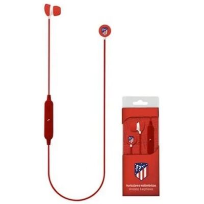 Casque de sport Bluetooth Atlético Madrid - Rouge - Microphone - Publicité Casque de sport Bluetooth Atlético Madrid - Rouge - Microphone - Publicité