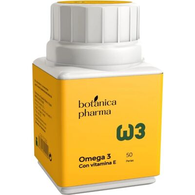 Botánica Pharma Omega 3 con Vitamina E 1000mg - Cápsulas Botánica Pharma Omega 3 con Vitamina E 1000mg - Cápsulas