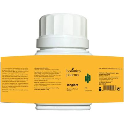 Botánicapharma Ingwer 500mg - Nahrungsergänzungsmittel Botánicapharma Ingwer 500mg - Nahrungsergänzungsmittel