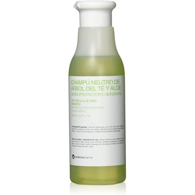 Champú de Árbol de Té y Aloe Vera Botánica Pharma - Hidratante y Para Todo Tipo de Cabello Champú de Árbol de Té y Aloe Vera Botánica Pharma - Hidratante y Para Todo Tipo de Cabello