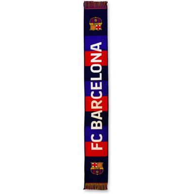 FC Barcelona 71183 Autentyczny szalik do piłki nożnej granatowy - Szalik FC Barcelona 71183 Autentyczny szalik do piłki nożnej granatowy - Szalik