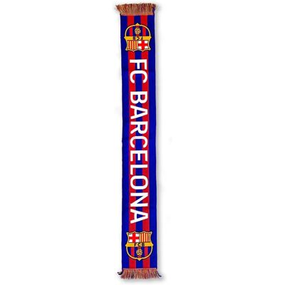 Écharpe Officielle du FC Barcelona - 140x20cm - Publicité Écharpe Officielle du FC Barcelona - 140x20cm - Publicité