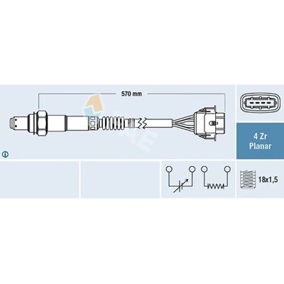 Senzor oxigen FAE 77154 - Senzor de reglare universal pentru Opel, Chevrolet, Porsche, Vauxhall Senzor oxigen FAE 77154 - Senzor de reglare universal pentru Opel, Chevrolet, Porsche, Vauxhall