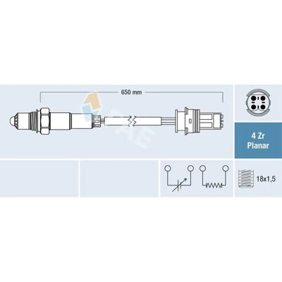 FAE 77249 Αισθητήρας οξυγόνου - OE 001 540 47 17 FAE 77249 Αισθητήρας οξυγόνου - OE 001 540 47 17