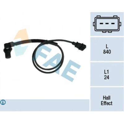 FAE 79113 Crankshaft Position Sensor - Long Cable FAE 79113 Crankshaft Position Sensor - Long Cable