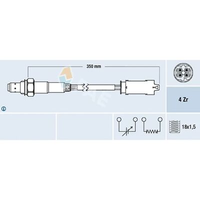 Senzor de oxigen FAE 77368 - încălzit pentru BMW Senzor de oxigen FAE 77368 - încălzit pentru BMW