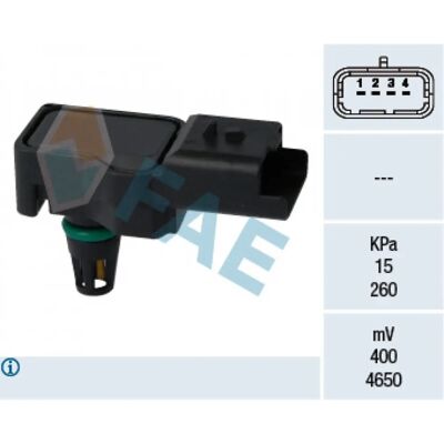 FAE Model 15075 Pressure Sensor - Pressure Range 15-260 kPa FAE Model 15075 Pressure Sensor - Pressure Range 15-260 kPa